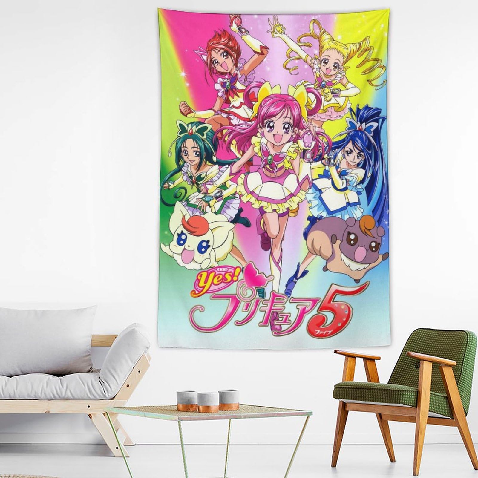 Amazon.co.jp: ふたりはプリキュアタペストリー 壁掛けタペストリー 布